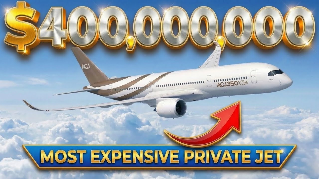 Inside The $400 Million Airbus ACJ350: 5-Star Hotel at 40,000 Feet