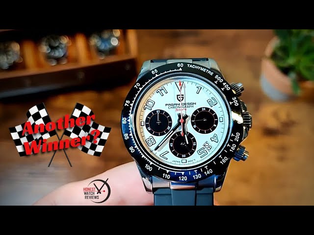 Pagani Design Daytona Homage Men's Quartz Watches Japan Movement Ceramic  Bezel Stainless Steel Band Screw-in Crown Waterproof Sport Chronograph  Watch, PD1664-black, Chronograph,Quartz Watches : : Fashion