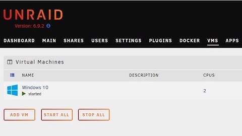 How to create a Windows VM on Unraid