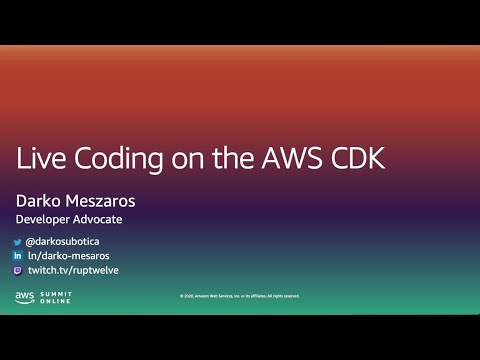 I Want to Read and Write Code - Live Coding on the AWS CDK (Level 400)