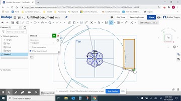 2D Circular Pattern Tool in Onshape
