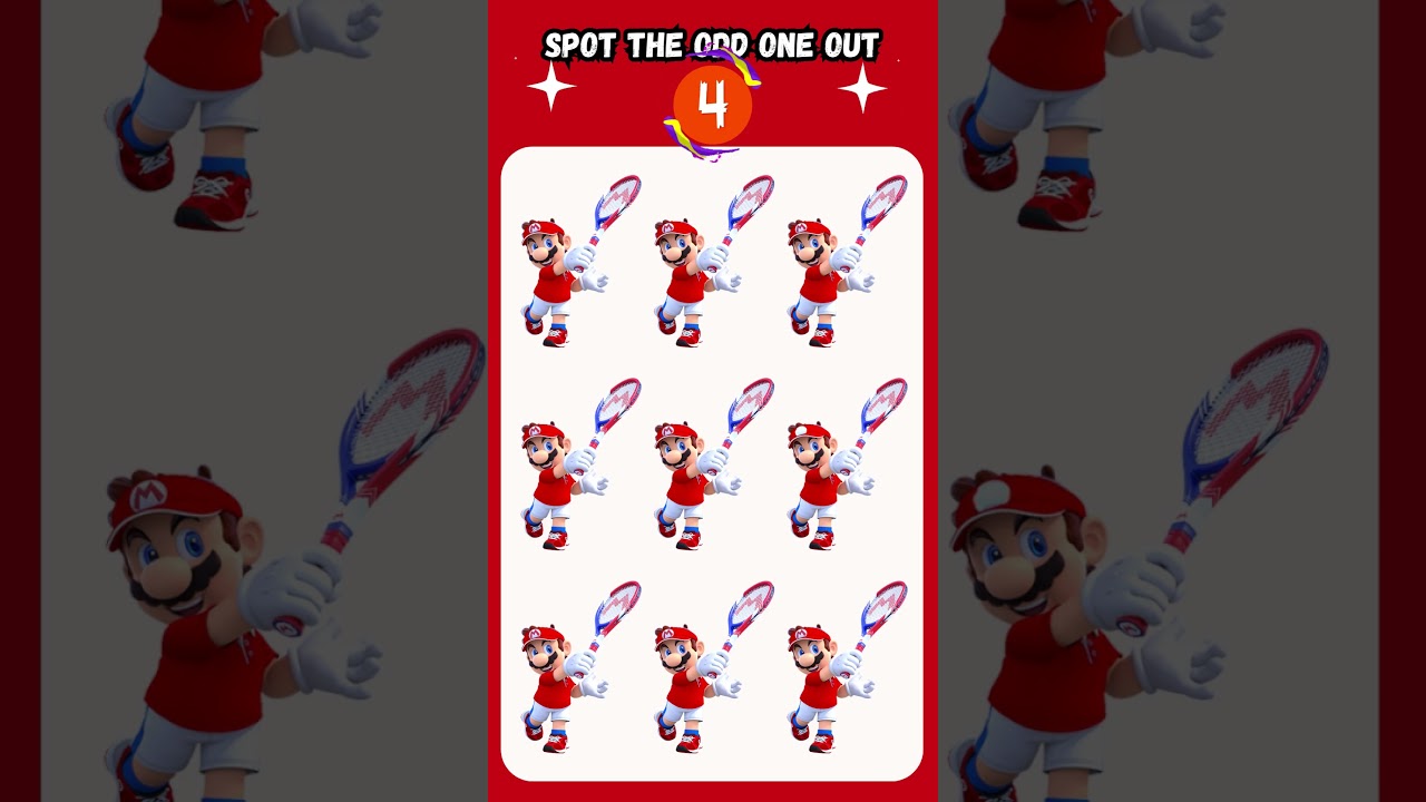 Spot The Odd Mario Out | The Mind illusion