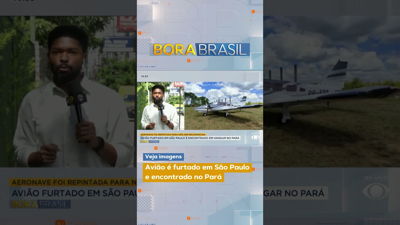 Avião é furtado em São Paulo e encontrado no Pará