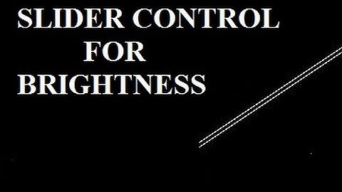Flash CS6 Tutorial 42 Slider Control For Brightness