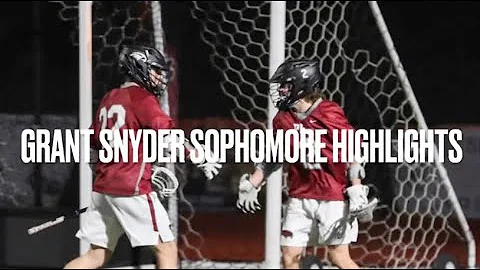 Grant Snyder (Class of 2023) 2021 Spring Lacrosse ...