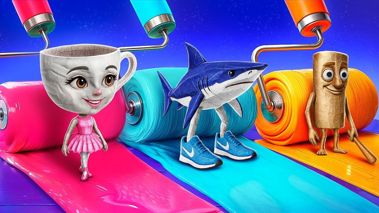 이탈리아 밈 삼중주를 위한 방을 만들었어요! 극한의 비밀 방 변신 도전!