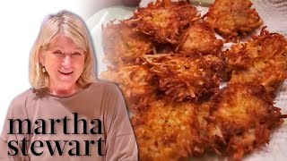 Martha Stewart Makes Big Martha's Latke Recipe | Homeschool Martha Stewart | #StayHome #WithMe