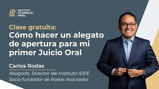 Cómo hacer un Alegato de Apertura para mi Primer Juicio Oral