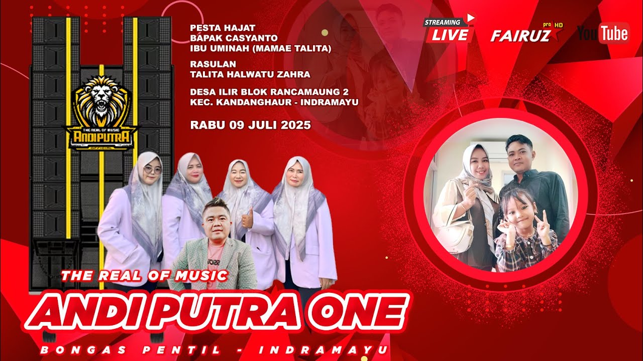 🔴 LIVE | ANDI PUTRA ONE | DS PAREAN ILIR KEC KANDANGHAUR - INDRAMAYU | RABU 09 JULI 2025