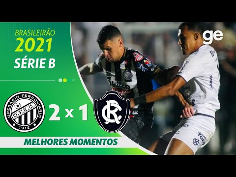 OPERÁRIO-PR 2 X 1 REMO | MELHORES MOMENTOS | 35ª RODADA BRASILEIRÃO SÉRIE B 2021 | ge.globo