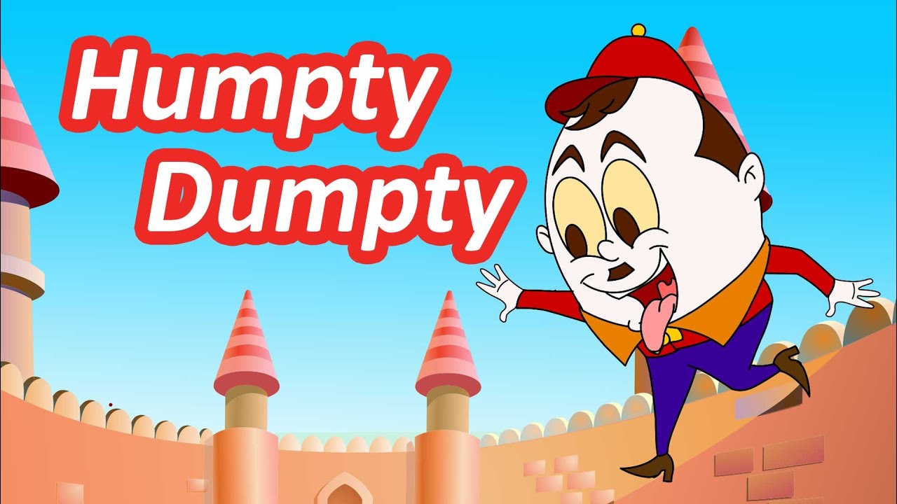 Humpty Dumpty Sat On A Wall Animated Nursery Rhymes English Rhymes