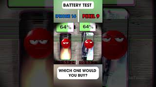 Small vs Smart 🔋 iPhone 16 vs Pixel 9 😳