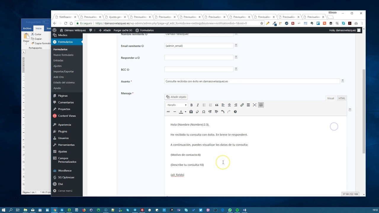 Tutorial de WordPress: GravityForms y Divi