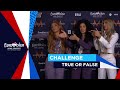 Challenge #4 - True or False - Eurovision 2021