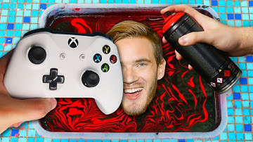 HYDRO Dipping XBOX ONE S Controller !! 🎨 (PEWDIEPIE Custom)