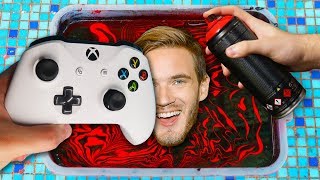 HYDRO Dipping XBOX ONE S Controller !! 🎨 (PEWDIEPIE Custom)