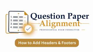 How to Add Headers & Footers | QPA | User Guide