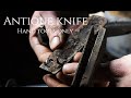 Restoration - Antique butchers knife with only hand tools.