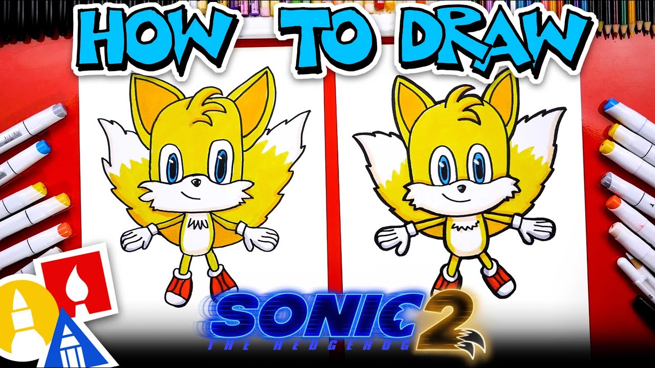 How to DRAW TAILS CLASSIC - step by step easy 