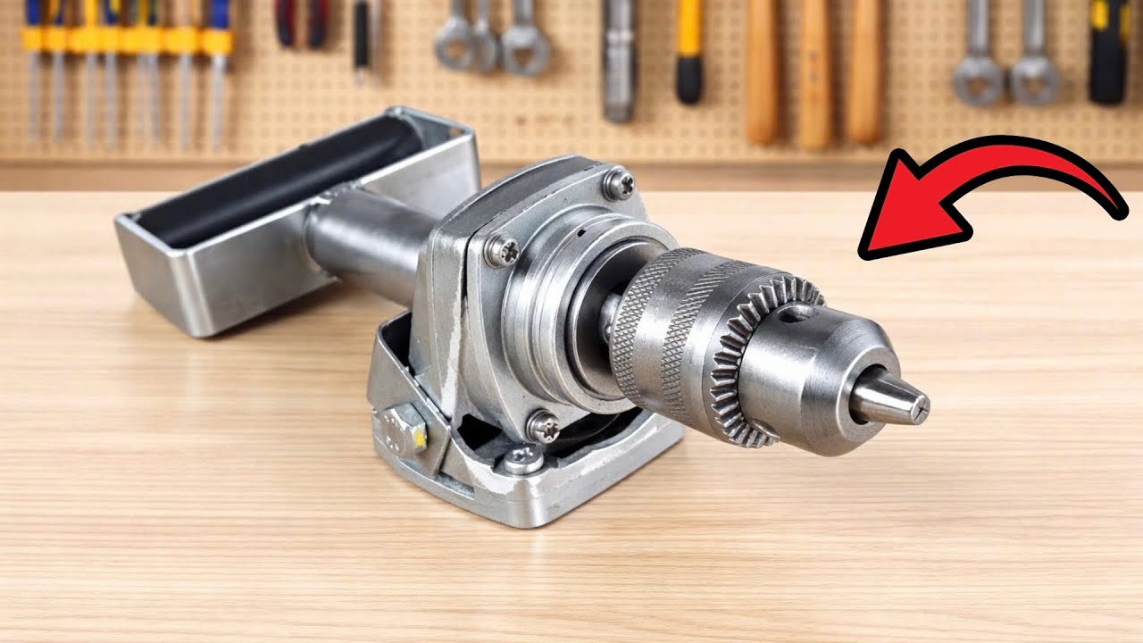 Мало кто знает этот проект с сломанной углошлифовальной машиной — Он превращает её в полезный инстру