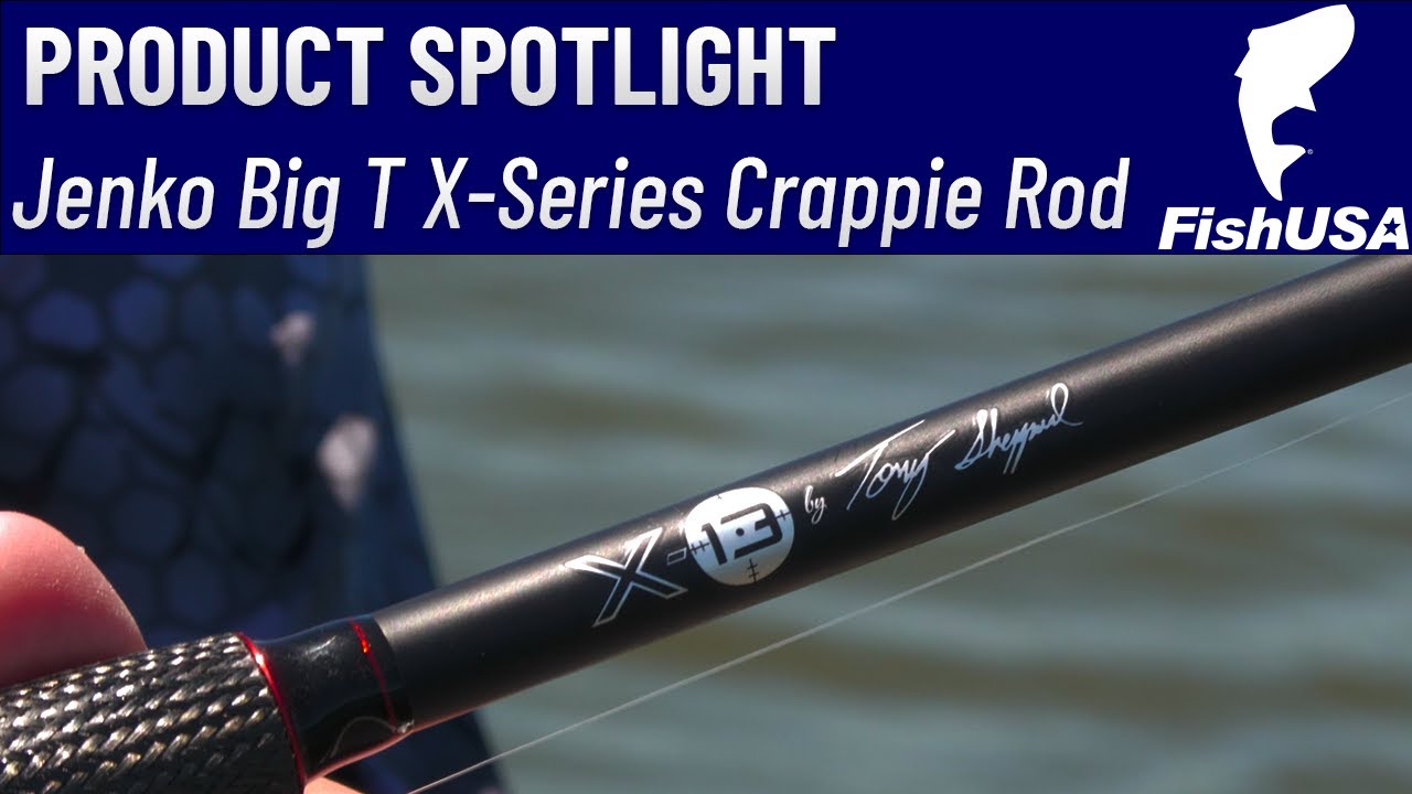 Jenko Big T X-Series Livescope Crappie Jigging Rod 