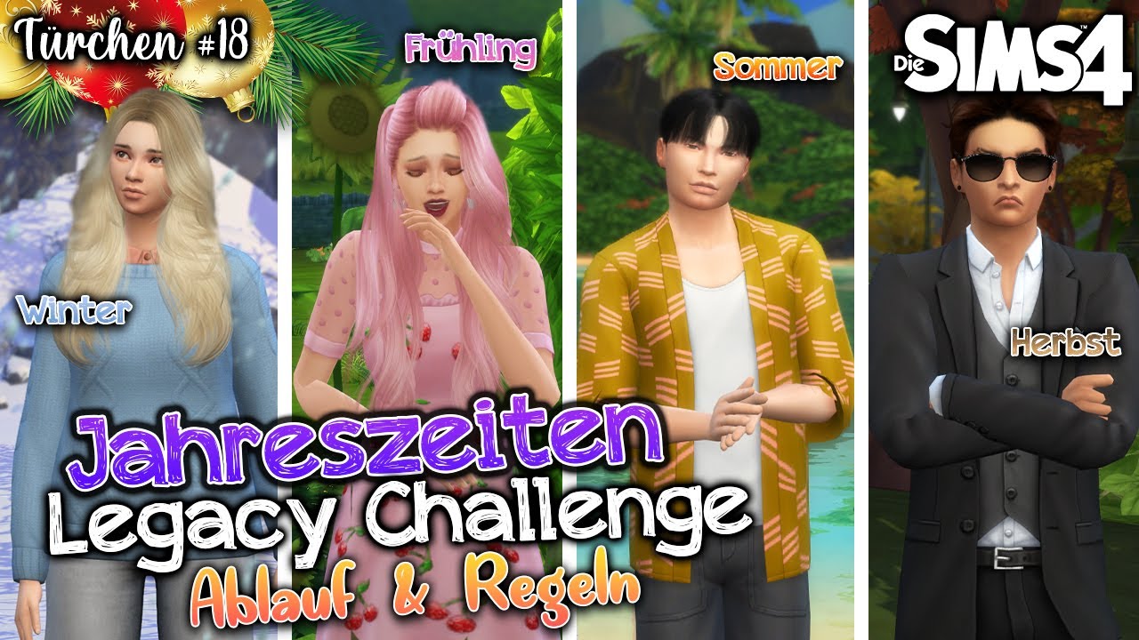 Sims 4 Disney Legacy Challenge Regeln Deutsch Die Sims 4: Jahreszeiten Legacy Challenge ️☀️🌷🍁 Regeln & Ablauf Deutsch
