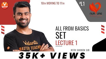 Sets | All From Basics | Nurture | Class 11 Maths | JEE 2023 | JEE English | Shimon Sir