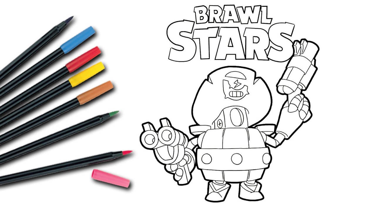 Brawl Stars Coloring Pages / Coloring Darryl from brawl stars