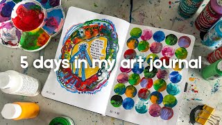 5 DAYS OF DAILY ART JOURNALING 📓 amandaswork 