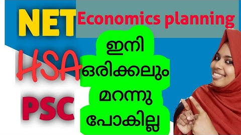 What is economic planning?  എന്താണ് സാമ്പത്തിക ആസുത്രണം /PSC/NET/HSA