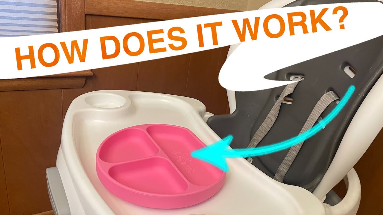 How amazing is this ezpz Baby Plates with Suction? Built-in Placemat for Infants + Toddlers