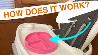 How amazing is this ezpz Baby Plates with Suction? Built-in Placemat for Infants + Toddlers