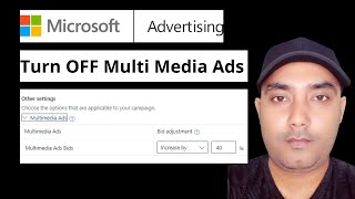 Microsoft Multimedia Ads: Turn It off While Running Search Ad