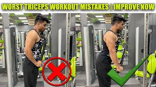 TRICEPS WORKOUT MISTAKES | IMPROVE YOUR WORKOUT POSTURE TODAY @Fitness Fighters