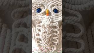 macrame boho owl 2023 || macrame animals Wallhanging #shorts #viral
