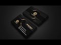 Make a Professional Business Card Template - Photoshop Cc Tutorial