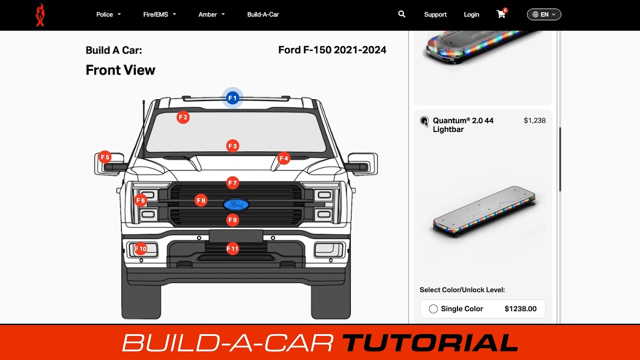 Feniex Build-A-Car Tutorial - YouTube
