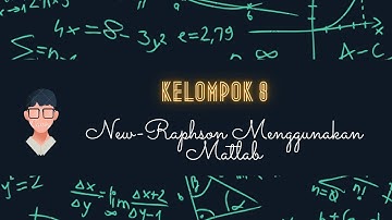 (85) 4.9.3 | K = 148,4 = x^2 / (1-x)^2 | Metode numerik dengan Matlab: Newton-Raphson