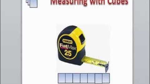 Measuring With Cubes (English)