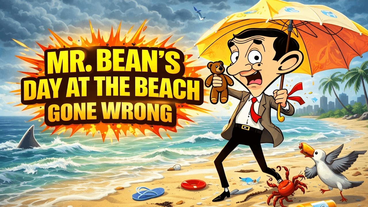 Mr. Bean's Day At The Beach Gone Wrong