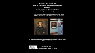 Launch of Derek Davis translation of Pushkin’s 'A Journey to Arzrum during the Campaign of 1829'