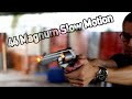 Shooting 44 Magnum in Slow Motion