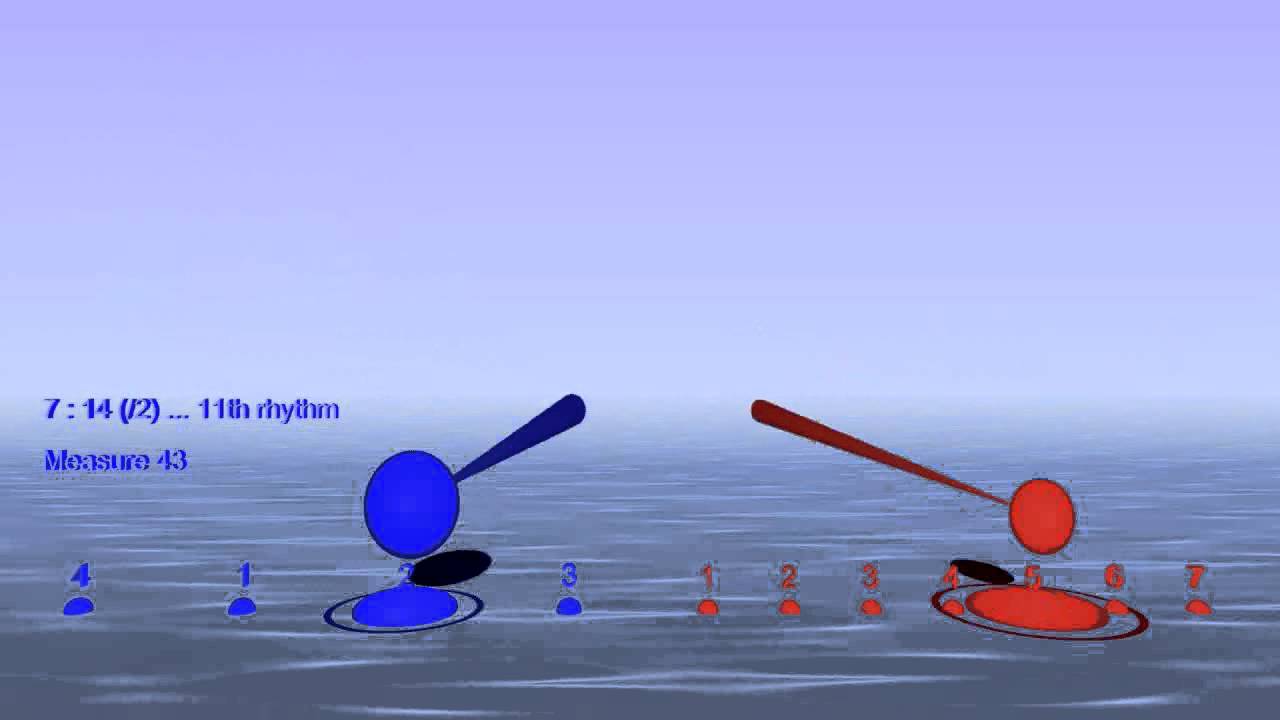 Polyrhythm Exercise - Morph from 6:7 to 3:7 & back through other polyrhythms - Bounce Metronome Pro