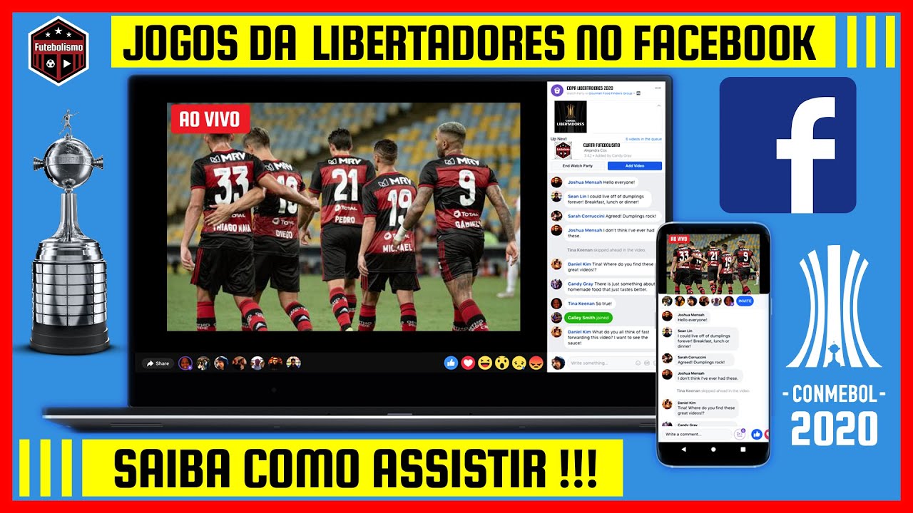 Confira quais jogos da Libertadores serão transmitidos no Facebook