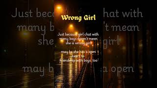 Wrong Girl? Or Just Friendly? 💁♀️"#Friendship #OpenHeart #DontJudge
