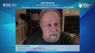 RSIS Webinar by Dr Adam Garfinkle  15 Jan 2025