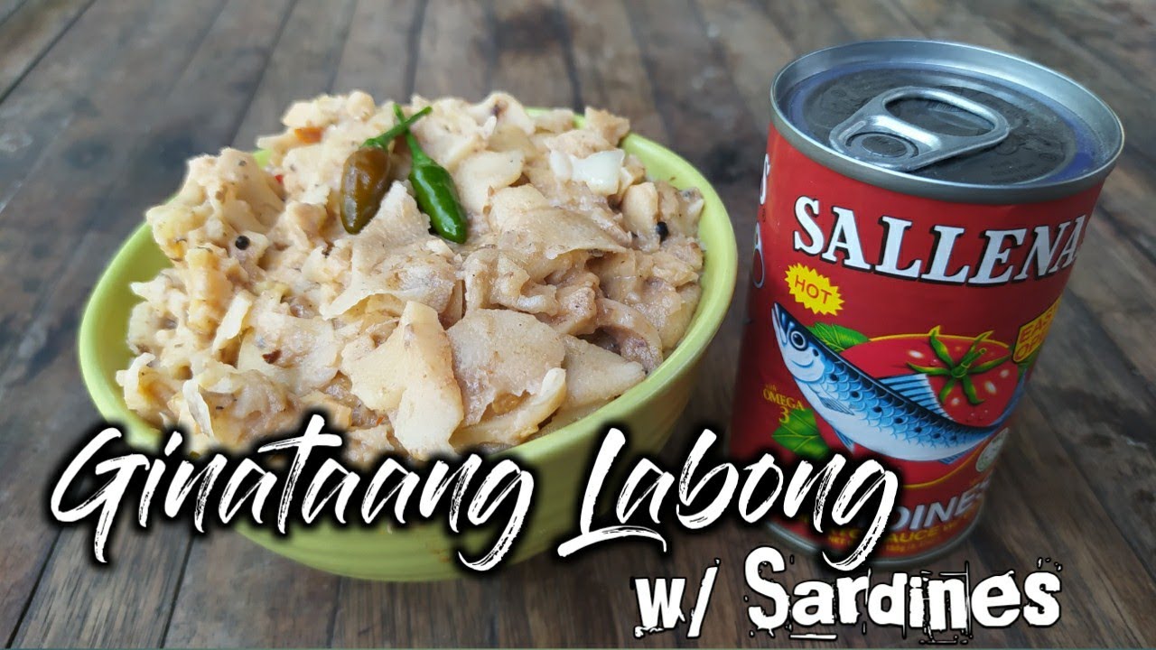 Ginataang Labong (Bamboo Shoots) with Sardines Recipe - YouTube