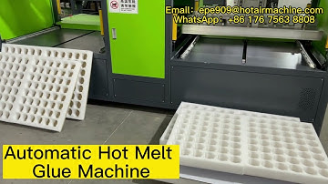 How to Glue EPE Foam & Cardboard with an Automatic Hot Melt Glue Machine - Hot Melt Gluing Machine