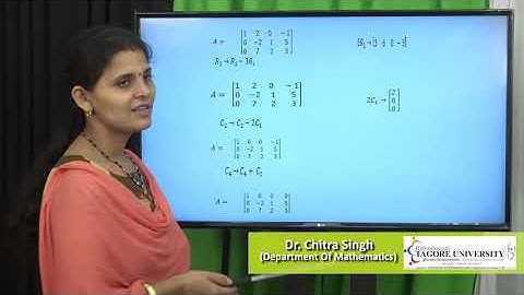 Normal Form of Matrix
