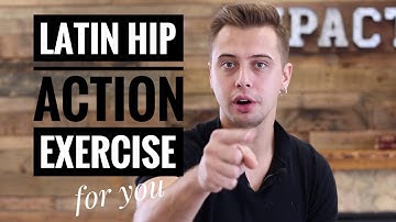 Latin Hip Action exercises|Cuban Motion |Latin Dance Tutorial
